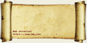 Jana Čangalović vizit kartica